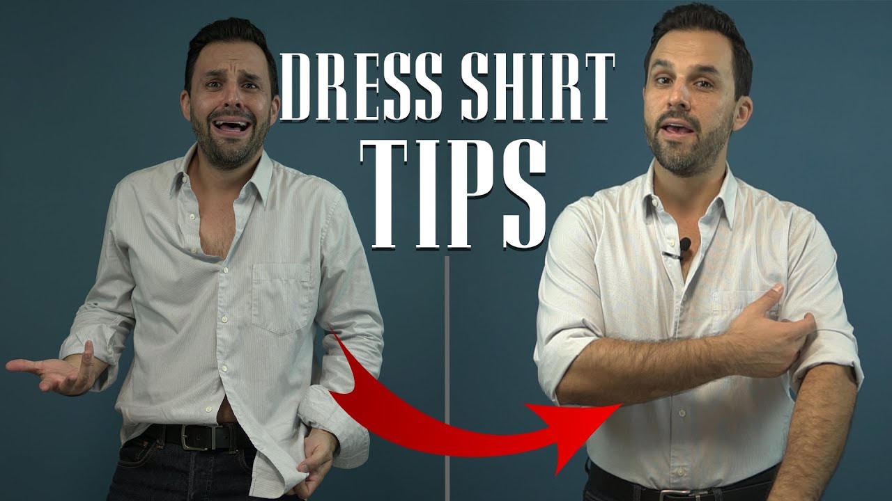 Dress Shirt tips every guy should know! - YouTube