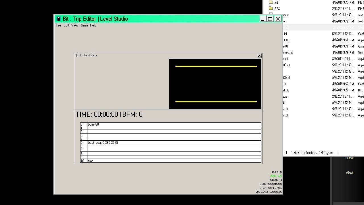 Bit . Trip Editor | Partially Working Designer (with saving and loading ...