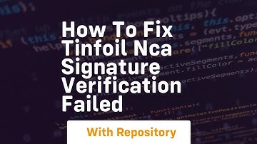 How to fix tinfoil nca signature verification failed