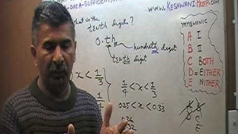 GMAT Data Sufficiency 46 p279 - 13th Edition Official Guide - KeshwaniPrep.com