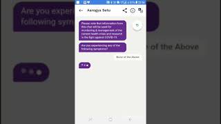 How to self test from Arogya setup app screenshot 1