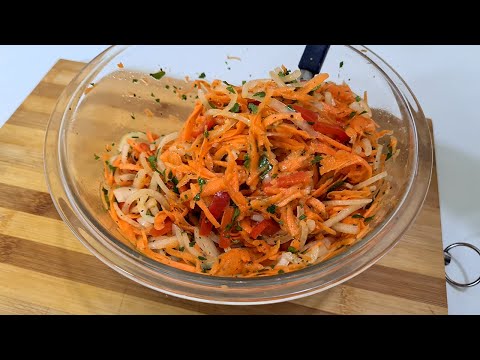 Vídeo: Como Fazer Uma Salada Para O Inverno Com Pimentão, Tomate, Cebola E Cenoura