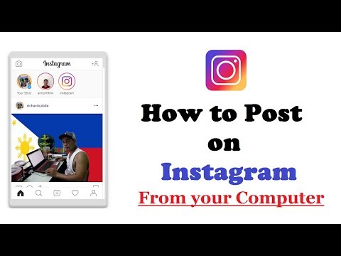 Paano Mag Upload Ng Picture Sa INSTAGRAM Gamit Ang Computer