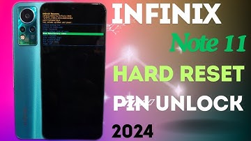 Infinix Note 11 Hard Reset | Infinix X663 Pin Unlock Lock Remove
