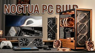 ALL NOCTUA GAMING PC Build | AMD R7 9800X3D + RTX 5090 | MSI X870 UNIFY😱 #pcbuild