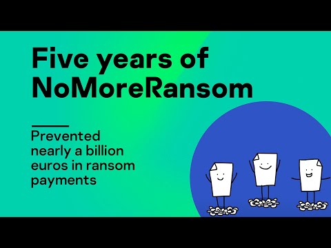 Five years of NoMoreRansom: prevented nearly a billion euros in ransom payments