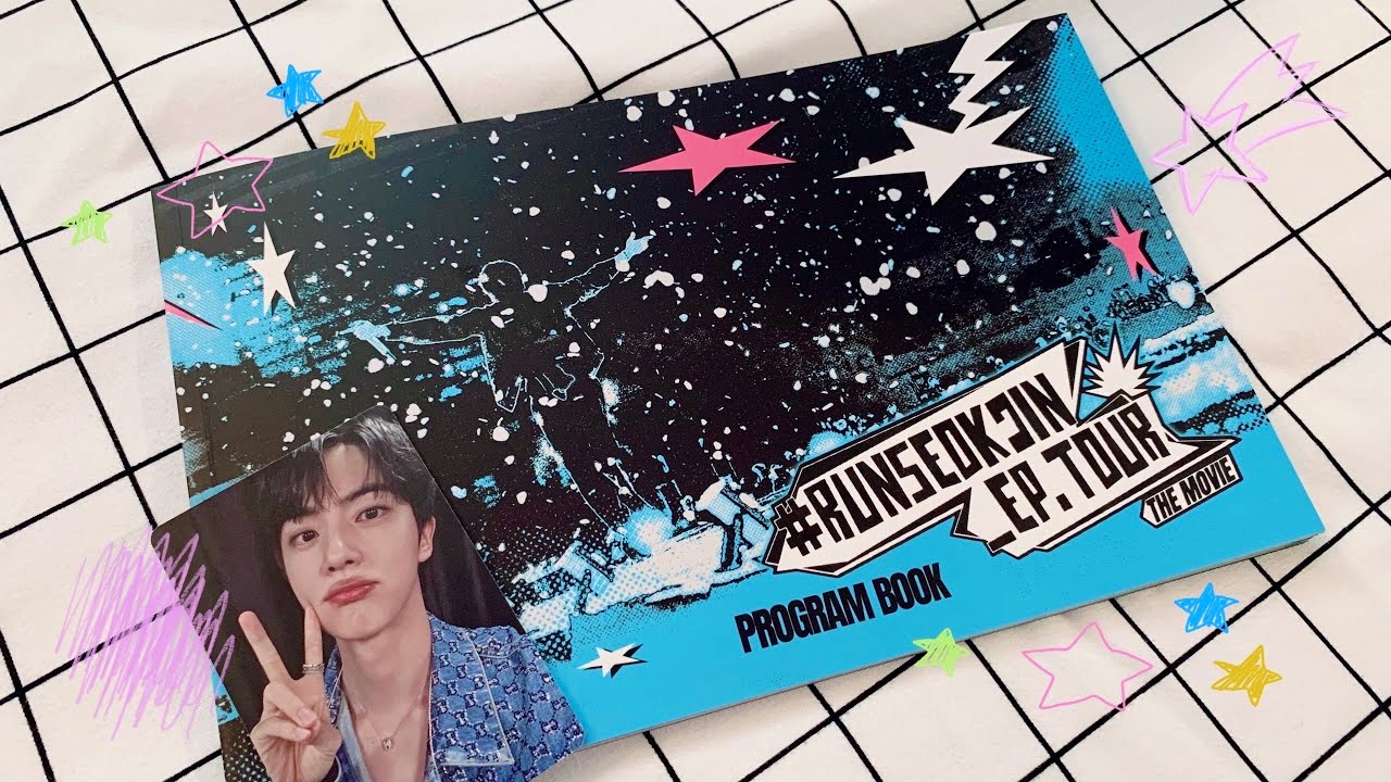 RUNSEOKJIN_EP.TOUR THE MOVIE Program Book || quick unboxing! - YouTube