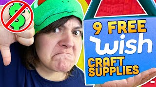 I ORDERED 9 FREE ARTS & CRAFT SUPPLIES FROM WISH Cash or Trash