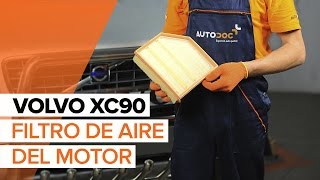 Montaje Filtro de aire motor VOLVO XC90: vídeo manual