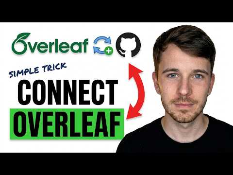 How to Connect Overleaf with GitHub (Complete Guide)