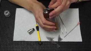 (Silent test run) Hellfire 16mm Dripper Build Temp Control w/ Mellody Box Mod DNA40