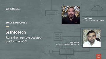3i Infotech runs its remote desktop platform on OCI, helping users access   apps from anywhere