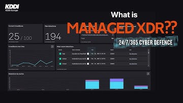 KDDI MXDR (Managed Extended Detection and Response) 1