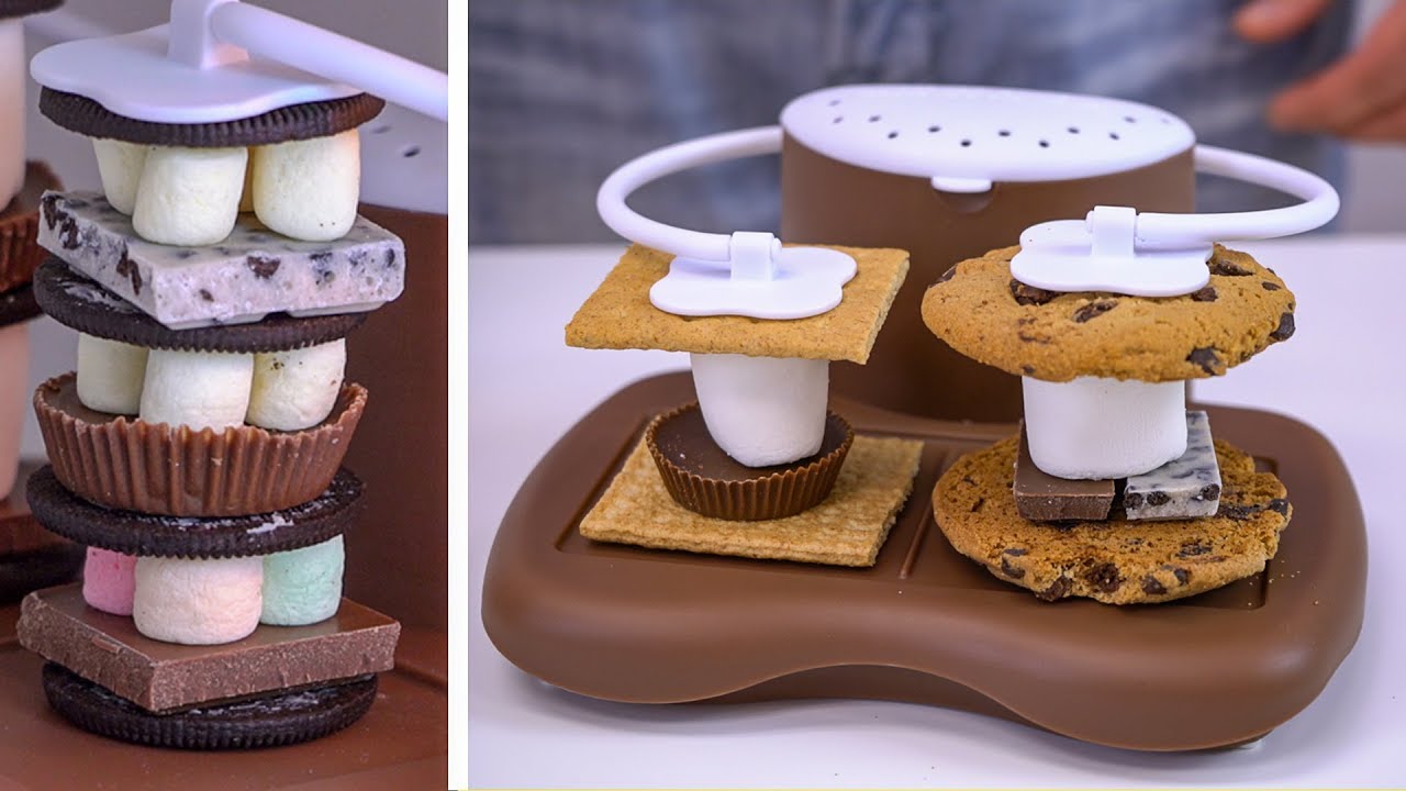 Microwave S'mores Maker: Perfect s'mores in 30 seconds! 