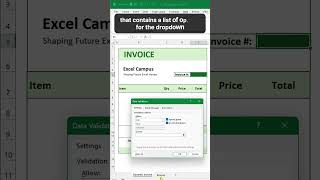 Excel Hack: Create an Invoice Dropdown to Save Time 📊