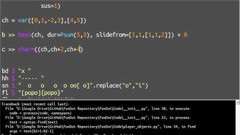 Live Coding in 9/4 with FoxDot - Python and SuperCollider