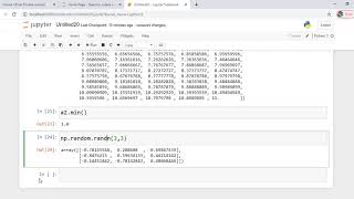 10 minute crash course on NUMPY