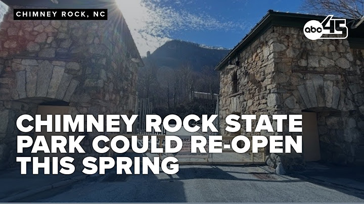 Officials hope Chimney Rock State Park could re-open by late spring