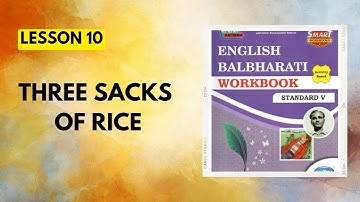 Std 5|Lesson 10|Three sacks of rice|English Workbook Question Answers|