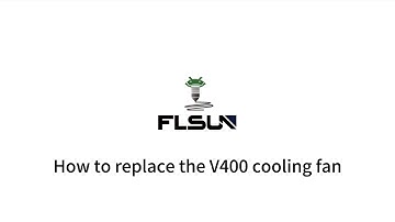 How to replace the V400 cooling fan