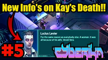 Investigating Kay’s case and planning to break the archives | Cyberika: RPG cyberpunk action #5