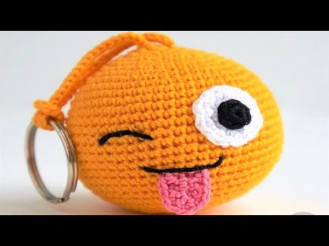 Amigurumi Emoji Anahtarlık Nasıl Yapılır ? Kendin Yap