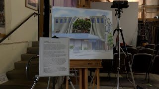 Mural in progress honors Ashland’s history and culture: Where the Crow Lights