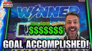 OMG THIS MASSIVE WIN SCARED ME A LITTLE! MAJOR JACKPOT on DOLLAR STORM SLOT MACHINE!