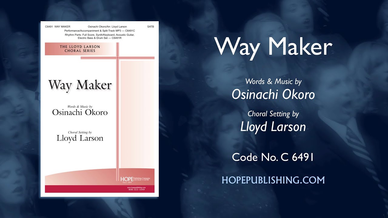 Way Maker - arr. Lloyd Larson