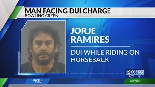 Bowling Green man charged with horseback DUI after ride to liquor store