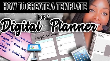 How to Create a Digital Planner Template || Target Setting || Keynote and Goodnotes