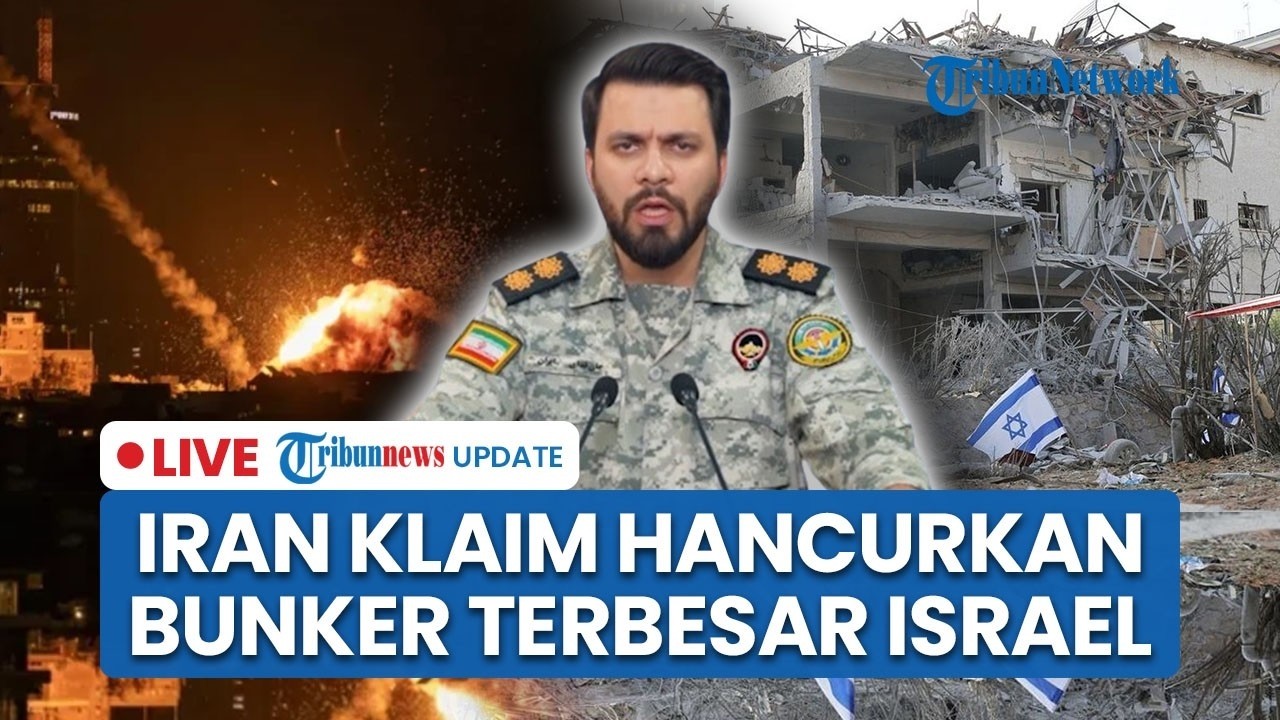 🔴LIVE: Iran Klaim Hancurkan Ruang Penampungan Bawah Tanah Terbesar Israel hingga Hantam Gurun Negev