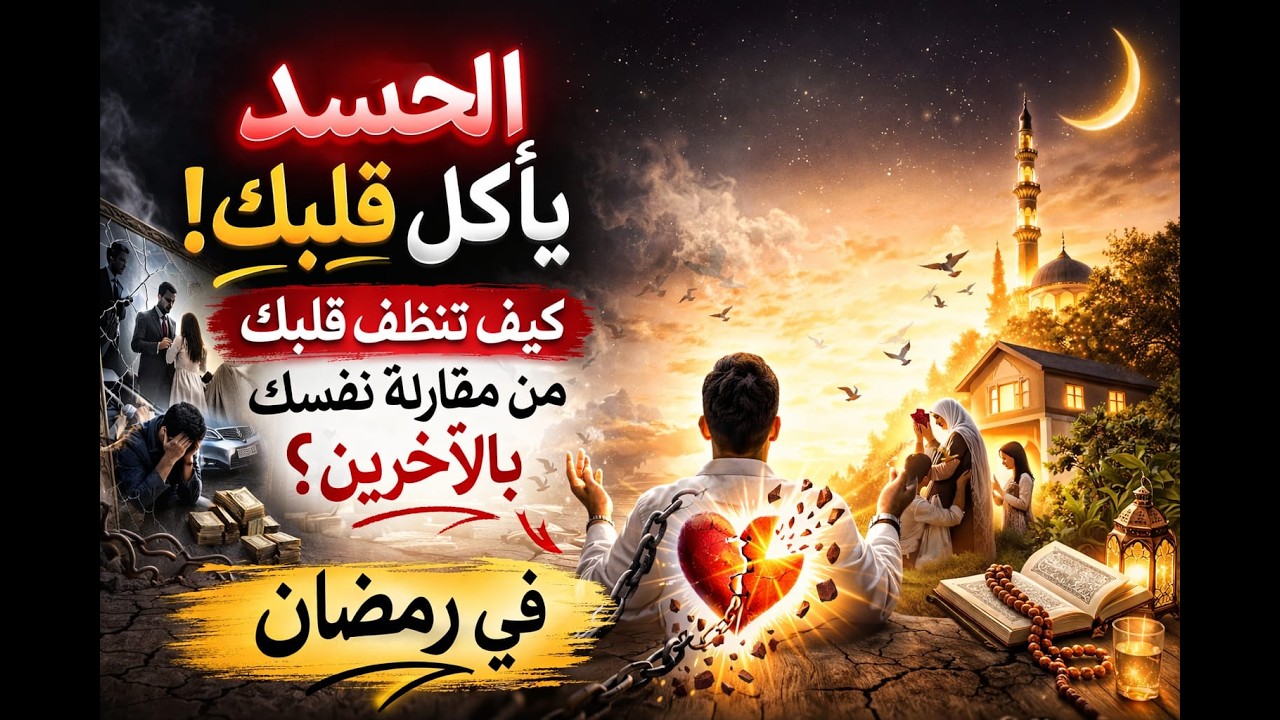 الحسد يأكل الحسنات! كيف تنظف قلبك من مقارنة نفسك بالناس؟ | رسالة مؤثرة في رمضان