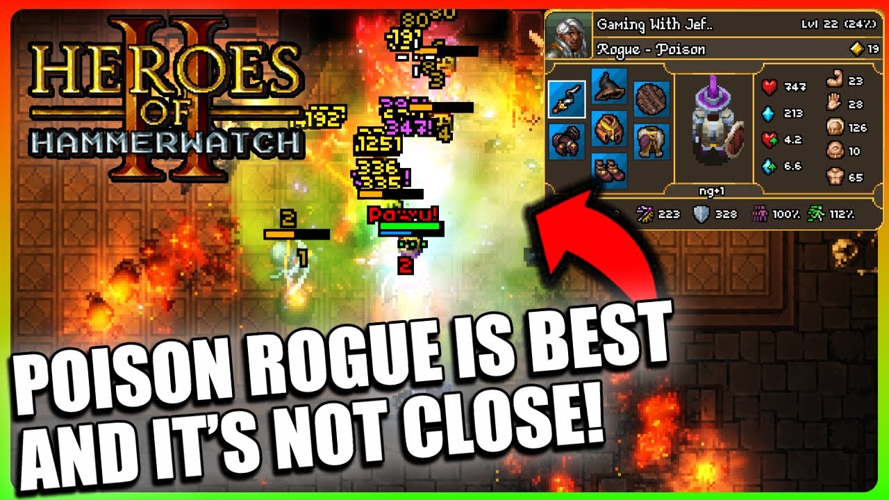 Poison ROGUE IS THE BEST ROGUE SPEC! | Heroes of Hammerwatch 2