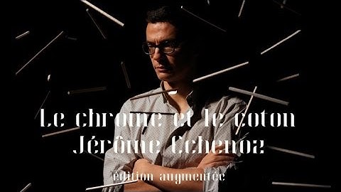 Jérôme Echenoz - Que Vais-Je En Faire ? (Pendentif Reprise)