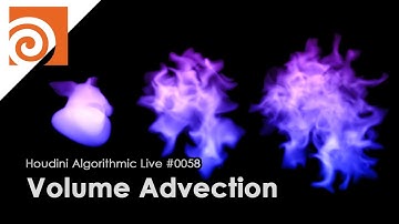 Houdini Algorithmic Live #058 - Volume Advection