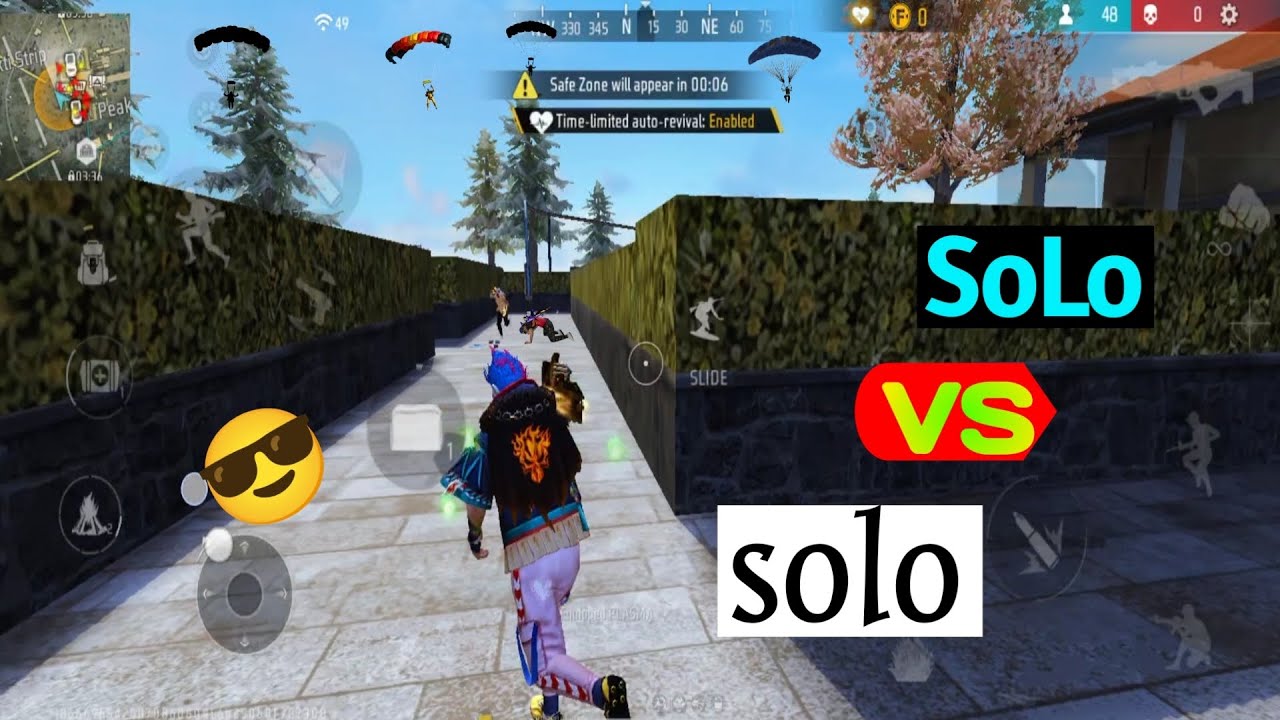 Free Fire |Solo vs Solo Gameplay 🤯|Solo Br Rank Game 🎯|KARAN GOD - YouTube