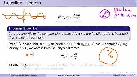 Week5Lecture5  Consequences of Cauchy