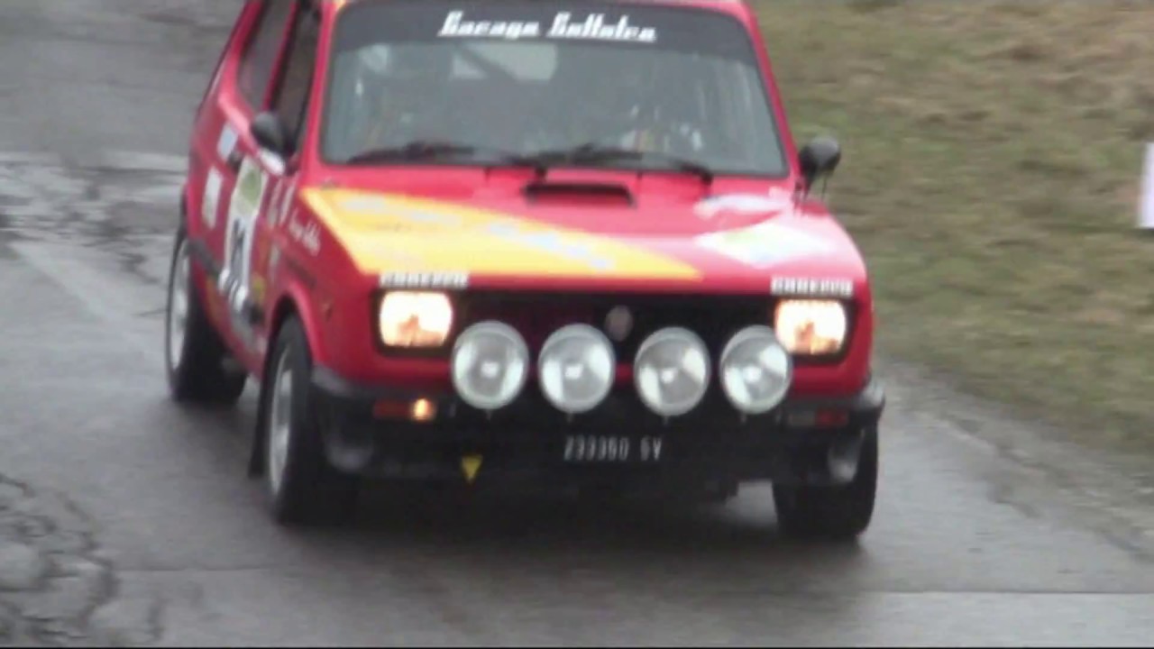 HISTORIC RALLY VALLATE ARETINE 2018 RUBINO BOGLIACCINO FIAT 127 SPORT