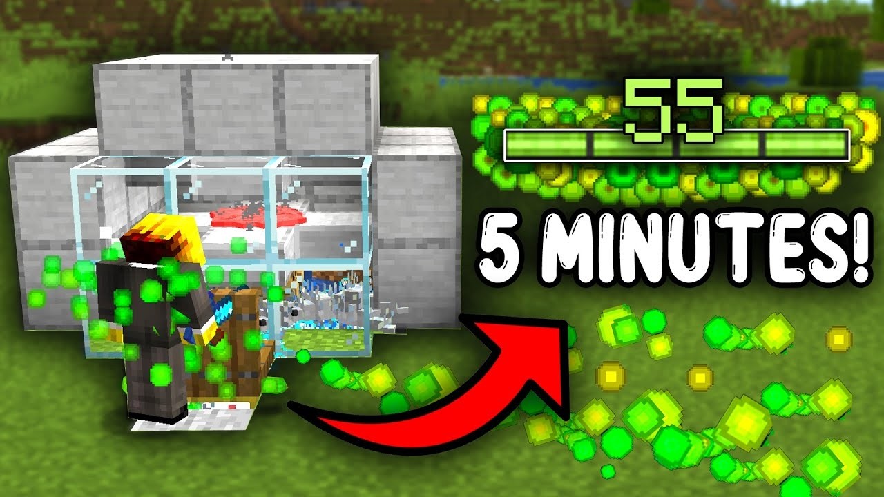 NEW BEST EVER XP FARM in 1.21 Minecraft Bedrock an Java ! (No Trident ...