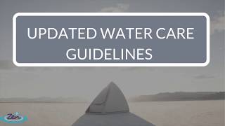 Updated Water Care Guidelines