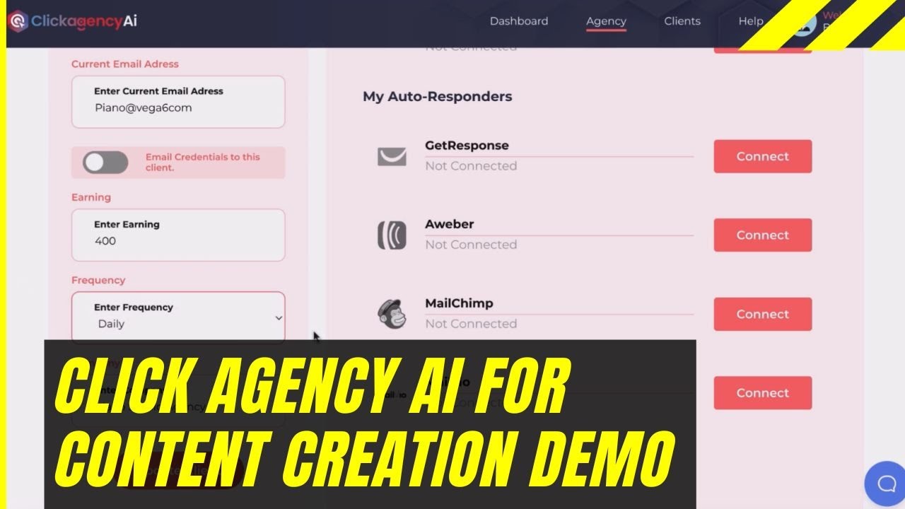 Click Agency AI For Content Creation Demo - Video Lead Generation ...