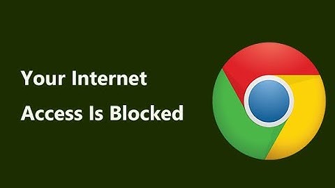 Blocking Internet Access while connected to LAN