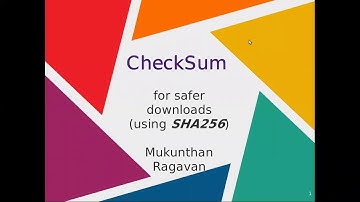 CheckSum for safer downloads (using SHA256)