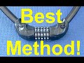 (Picking 144) How to decode most combination bike locks - Indirect Method!