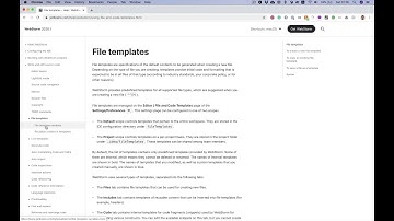 WebStorm file templates to speed up your development