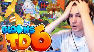 Most STRESSFULL Game of Bloons TD 6! BLOONARIOUS Cubism Impoppable (Hard Difficulty)