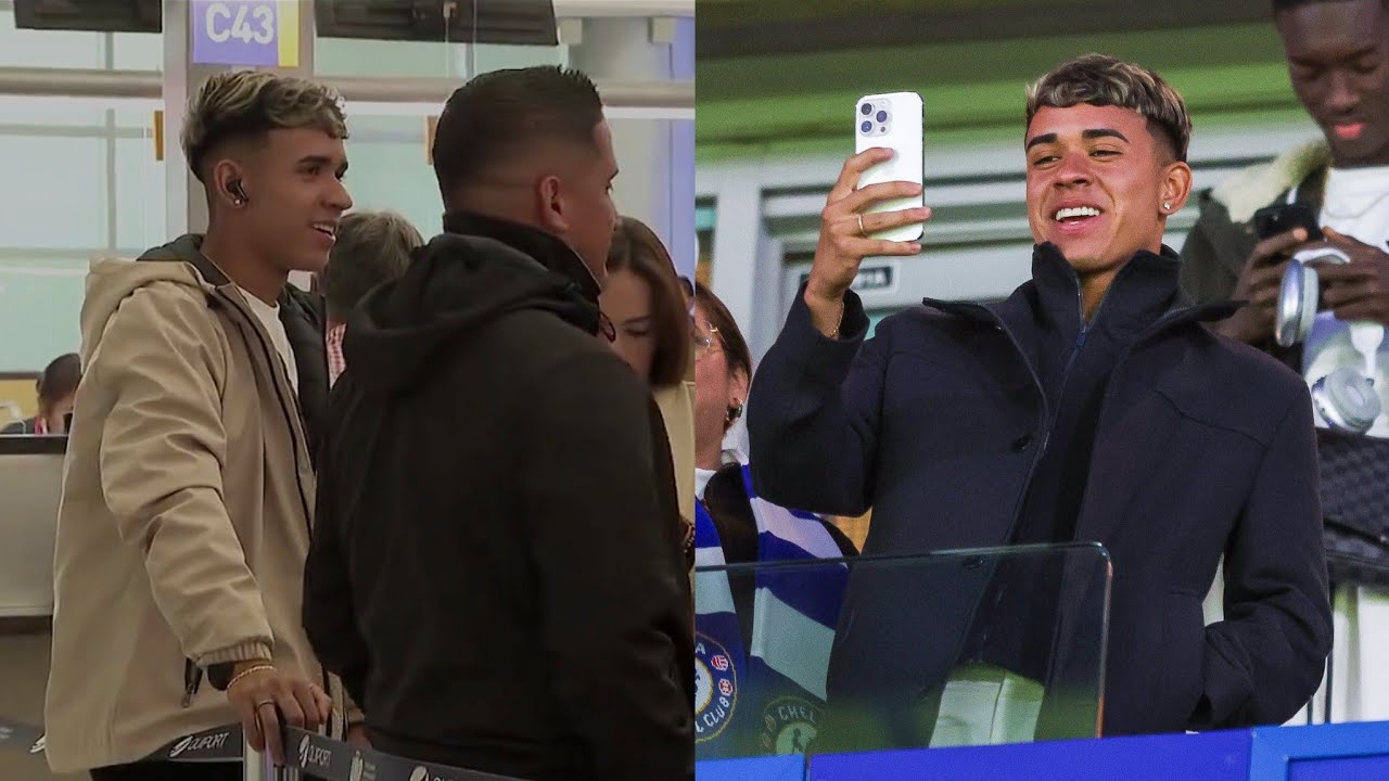 Kendry Paez First Day in London and Stamford Bridge for Chelsea vs