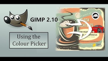 GIMP - Using the colour picker