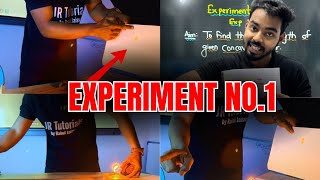 Experiment Series | Video No 1 | To find the focal length of a concave mirror |